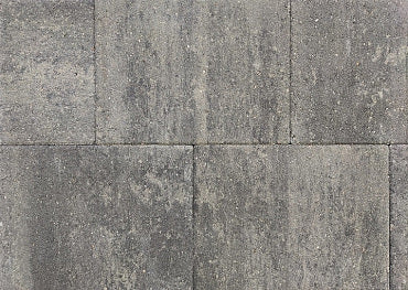 Straksteen Tuintegel 40x30x6cm Grijs Zwart | Per M²
